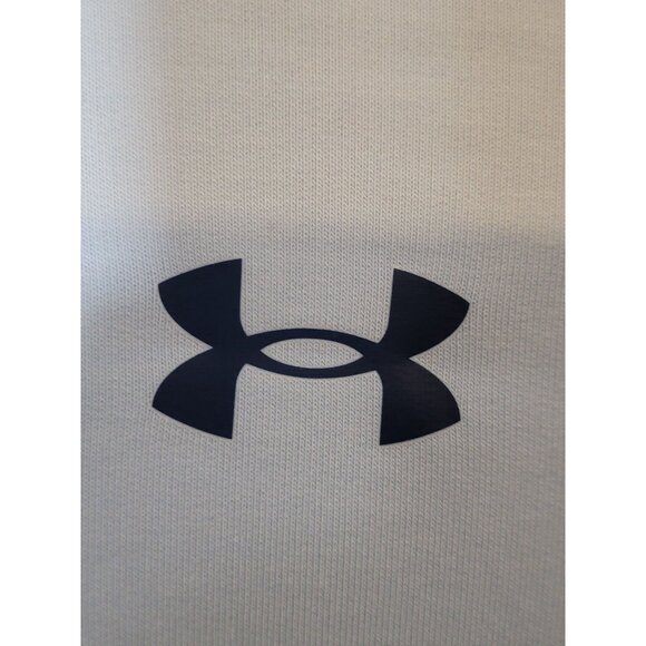 Under Armour Lightweight Hooded Sweatshirt Size Small Blue Drawstring Hoodie‎ - Picture 3 of 4